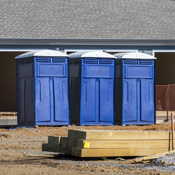 is there a specific order in which to place multiple porta potties in North Little Rock Arkansas